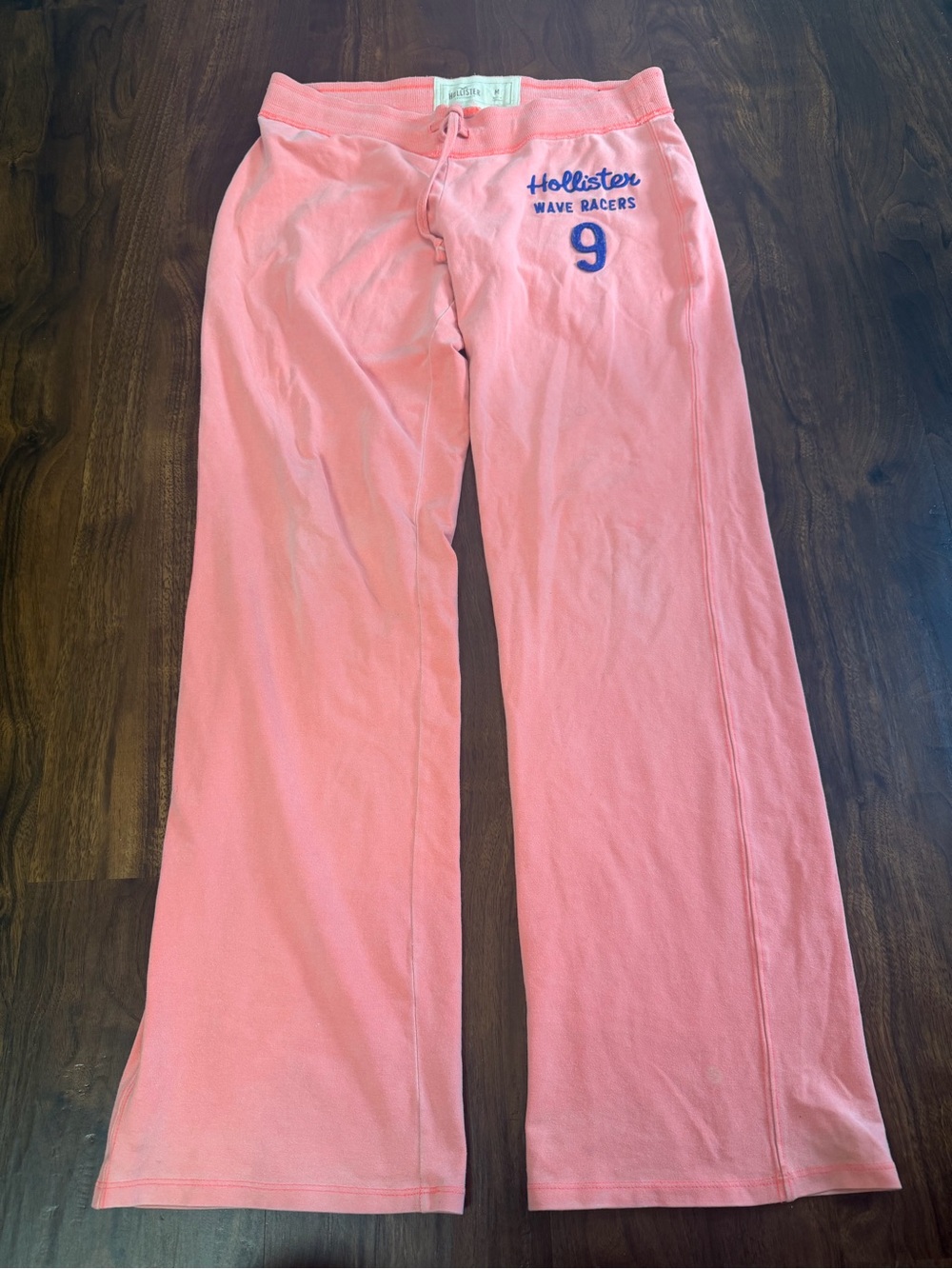 Hollister Coral Y2K Wave Racers Sweatpants